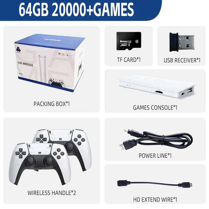 Game Stick 64G 20000+ Retro Game HD